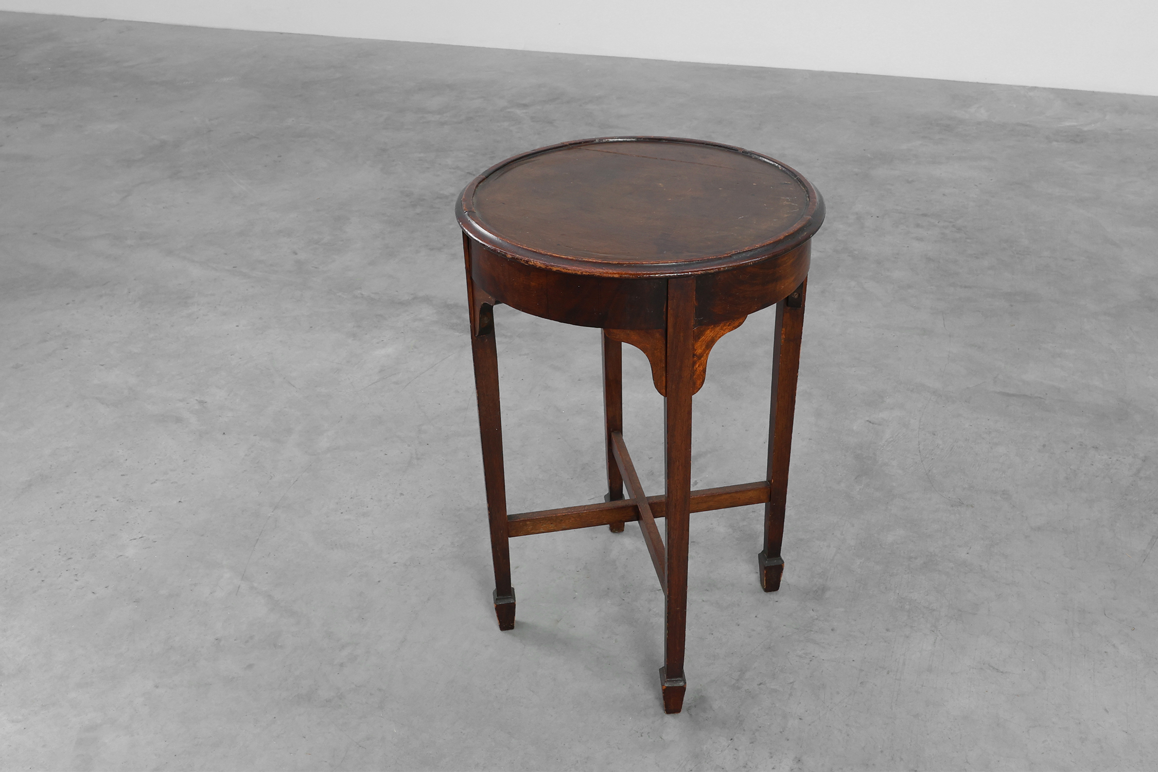 19th Century Rustic Round Side Table, France thumbnail